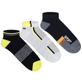 Sports Low-Cut Socks for Men (Pack of 3)