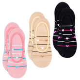 Casual No-Show Socks for Women (Pack of 3)