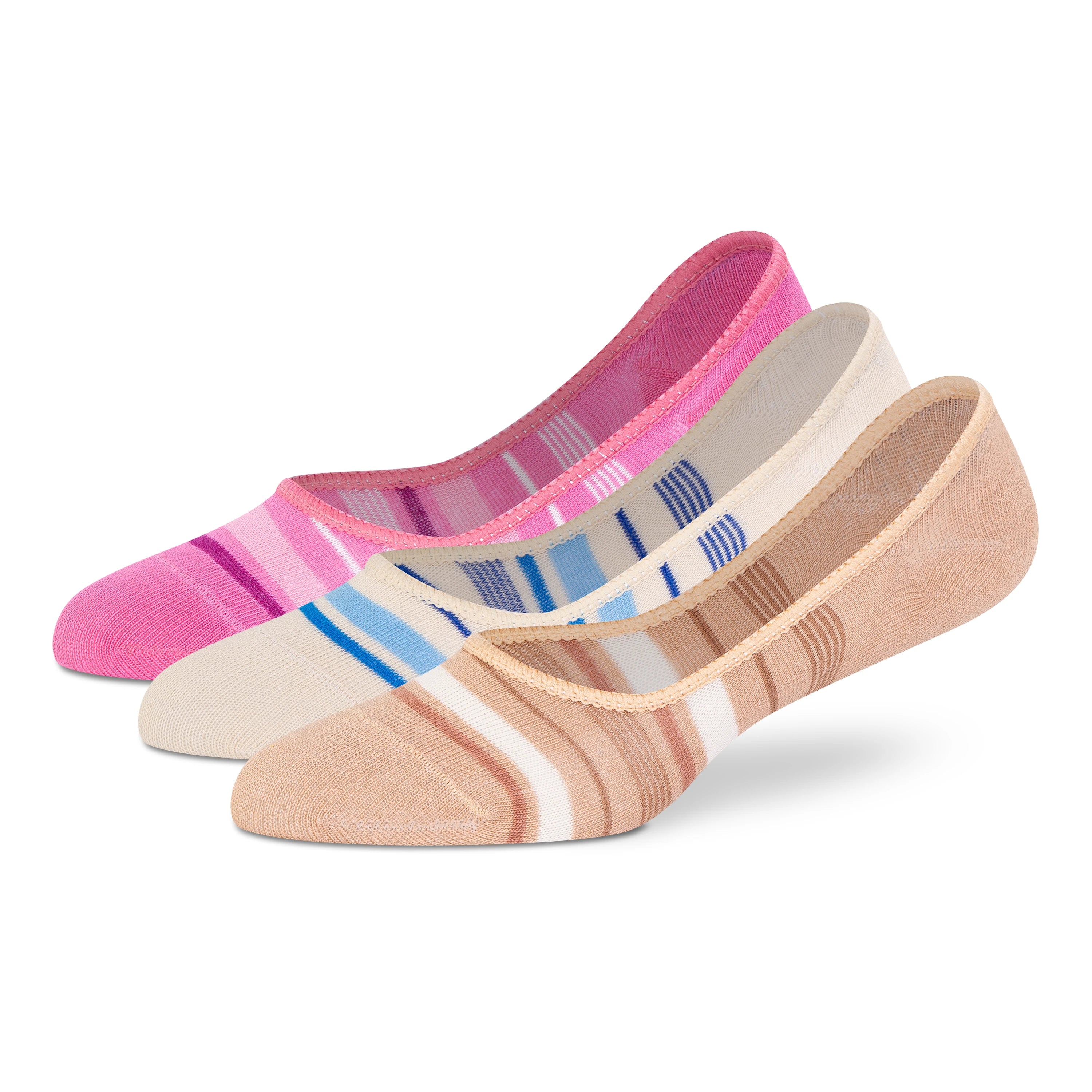 Casual No-Show Socks for Women (Pack of 3)