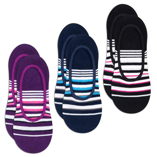 Casual No-Show Socks for Women (Pack of 3) 5000