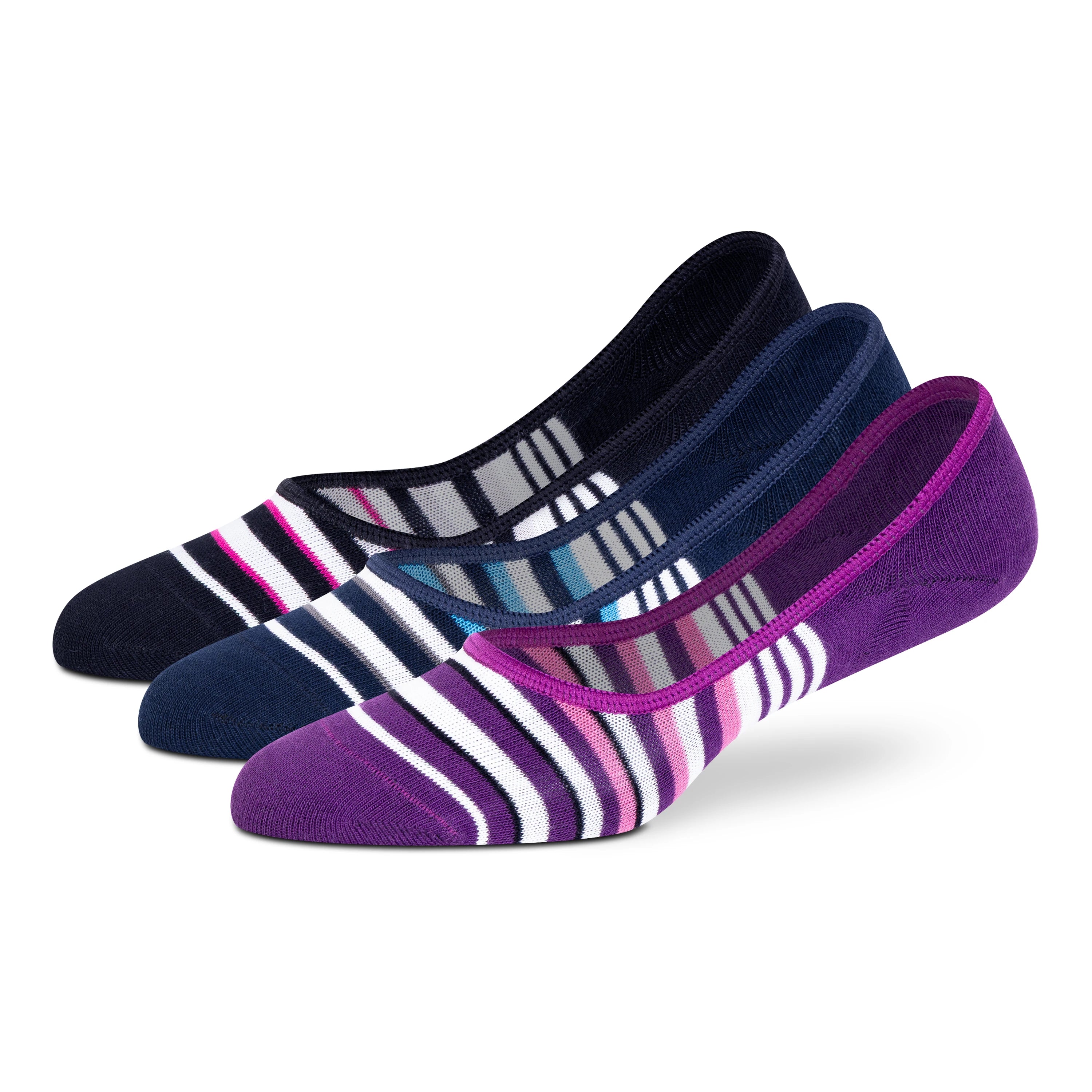 Casual No-Show Socks for Women (Pack of 3)