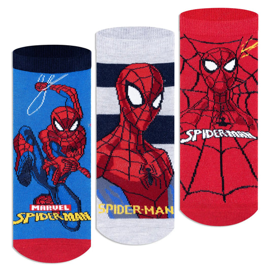 Spiderman Ankle Socks for Boys (Pack of 3) 3000
