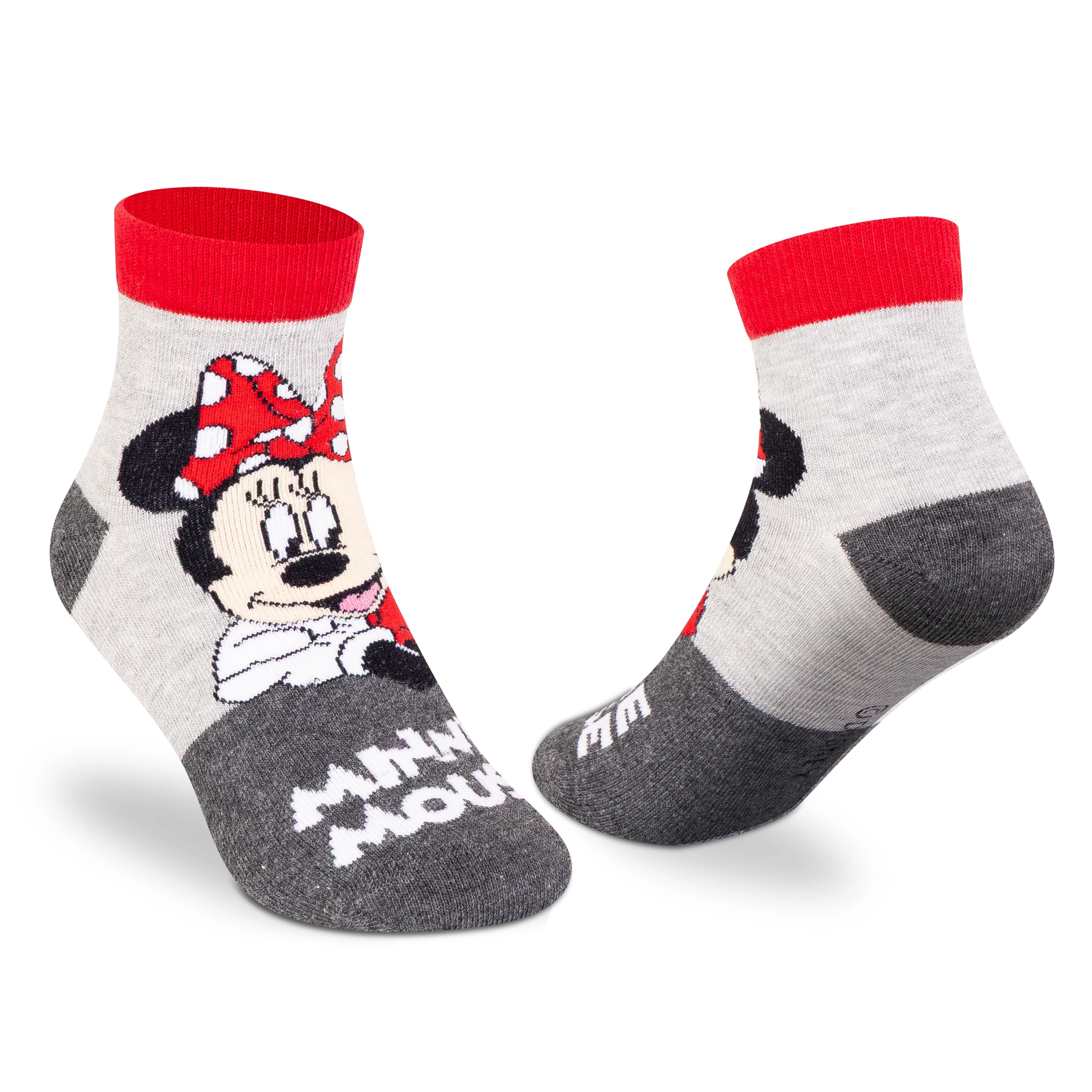 Disney Minnie Mouse Ankle Socks - Girls (Pack of 3)