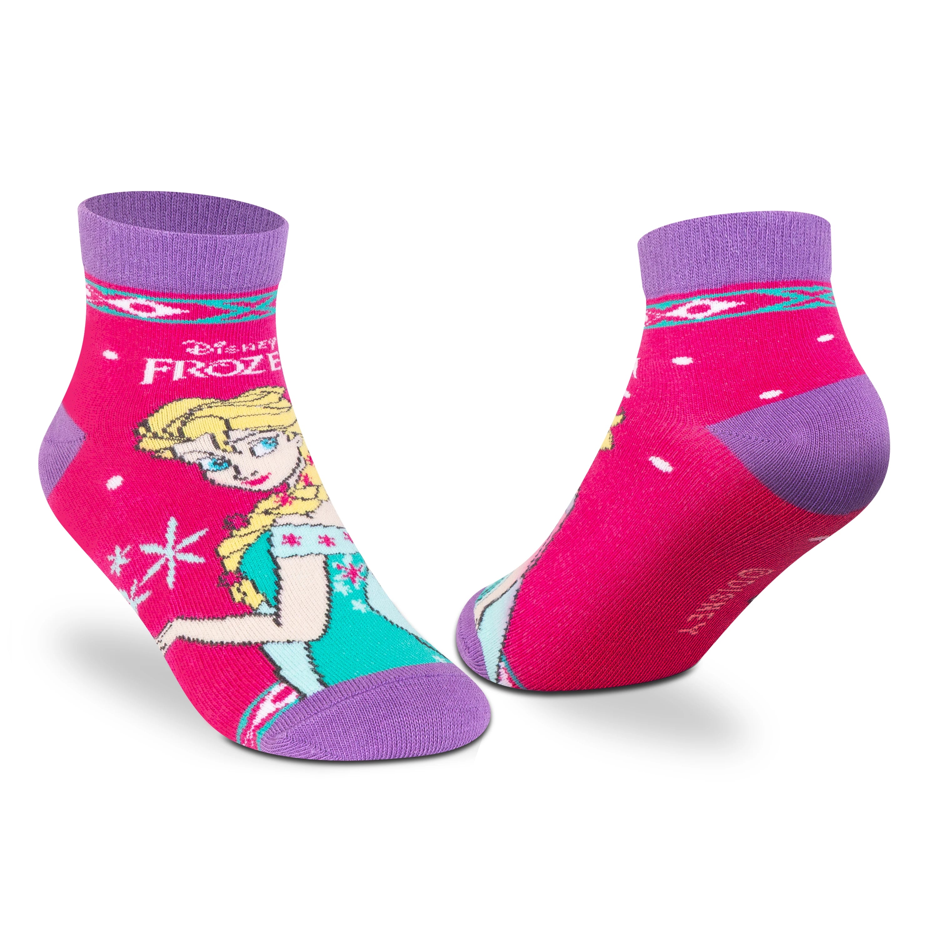 Disney Frozen Ankle Socks - Girls (Pack of 3)