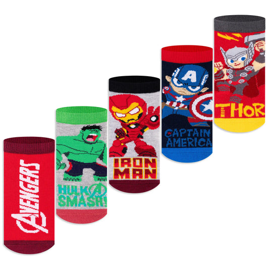 Avengers Ankle Socks for Boys (Pack of 5) 3000