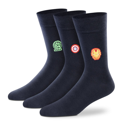 Marvel Embroidery Socks - men (Pack of 3) 5000
