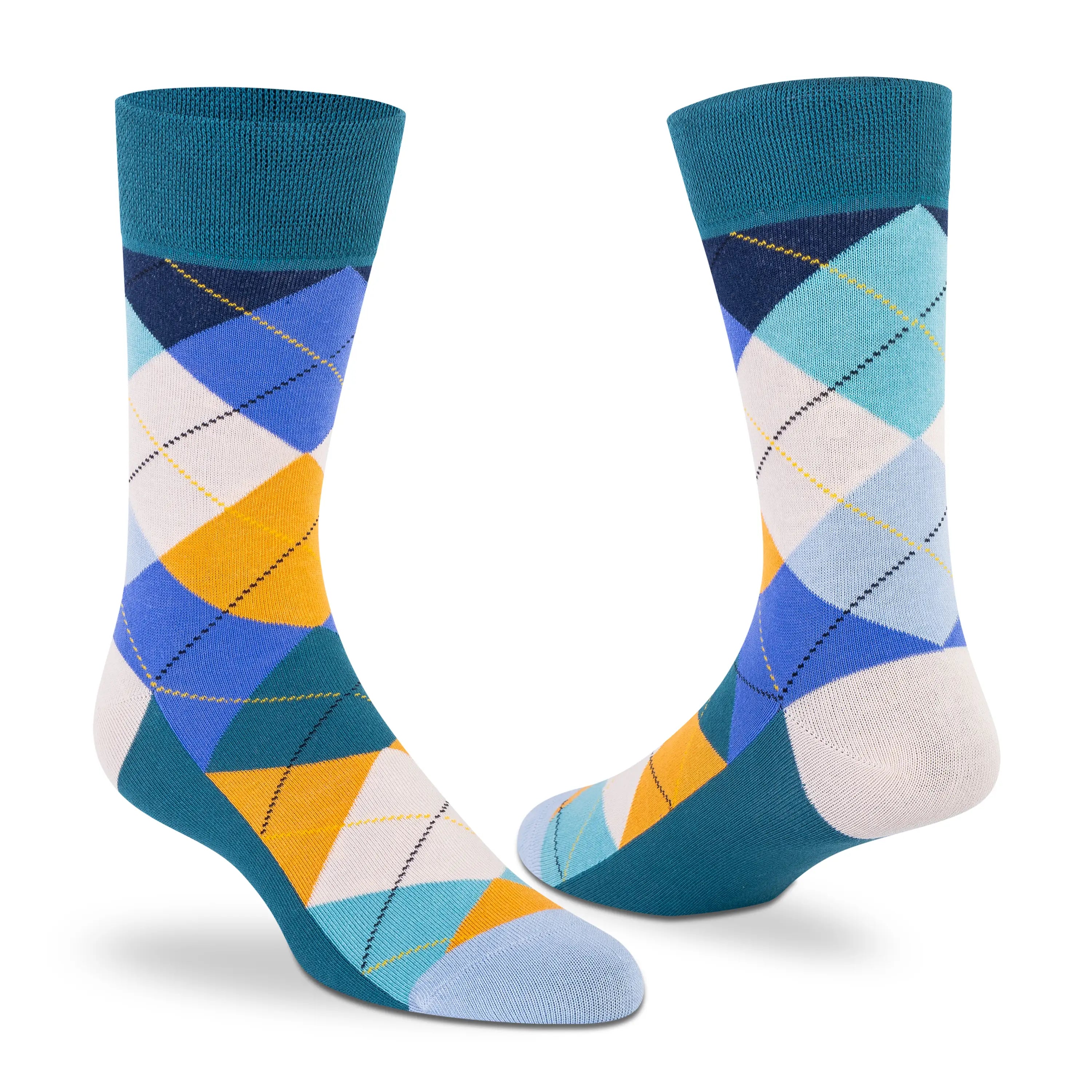 Supersox Argyle Crew Socks - Men (Pack of 3)