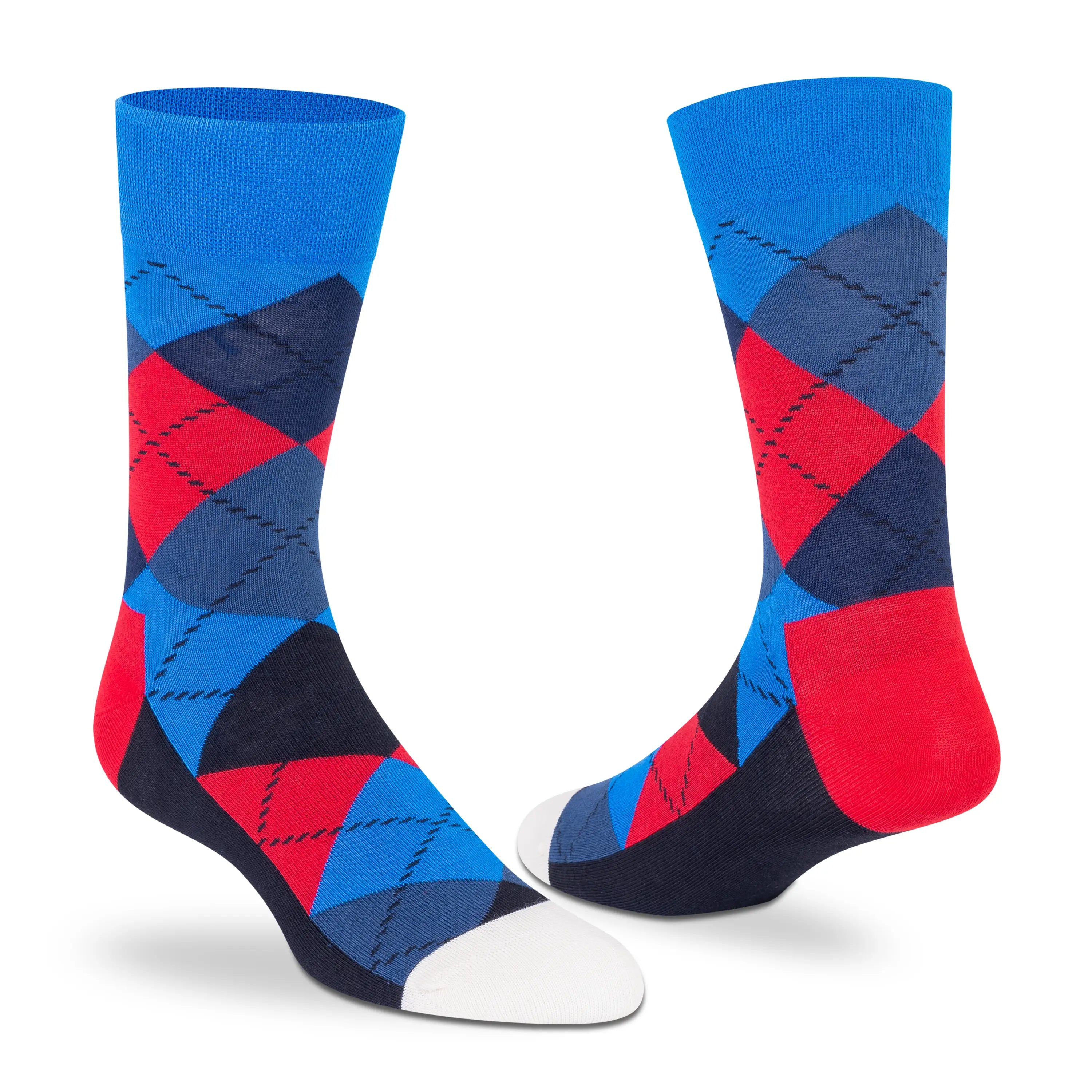 Supersox Argyle Crew Socks - Men (Pack of 3)