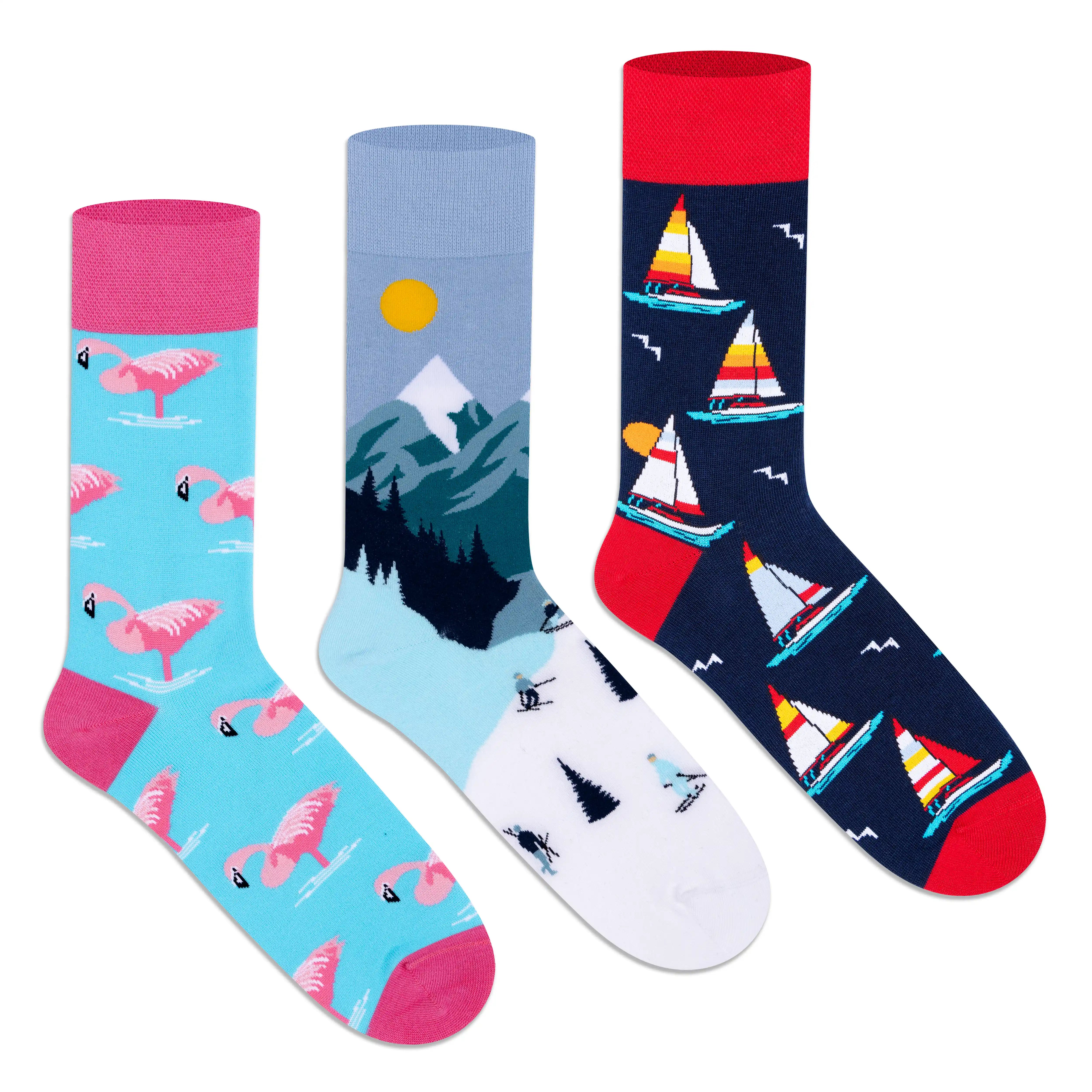 Supersox Funky Crew Socks - Unisex (Pack of 3)