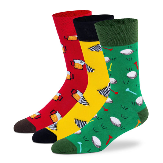 Supersox Funky Crew Socks - Unisex (Pack of 3) 3000