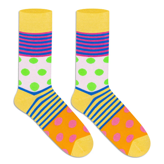 Supersox Funky Crew Socks - Unisex (Pack of 1) 5000