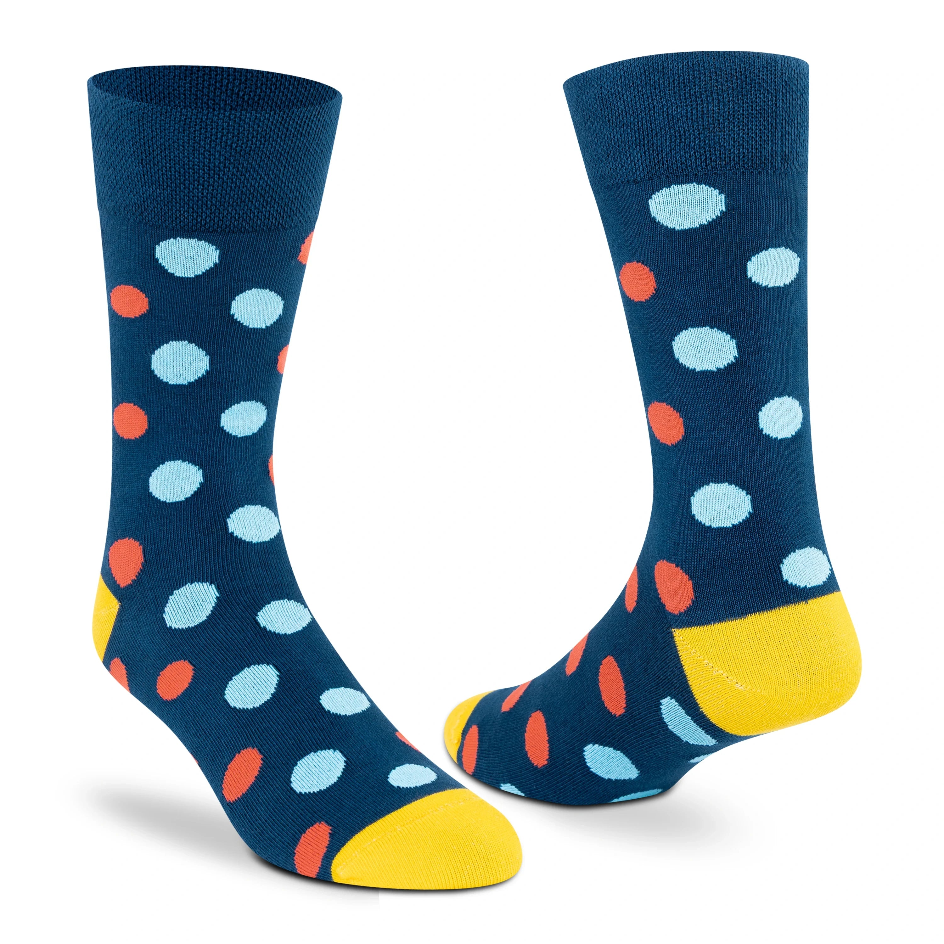 Supersox Funky Polka Crew Socks - Unisex (Pack of 2)