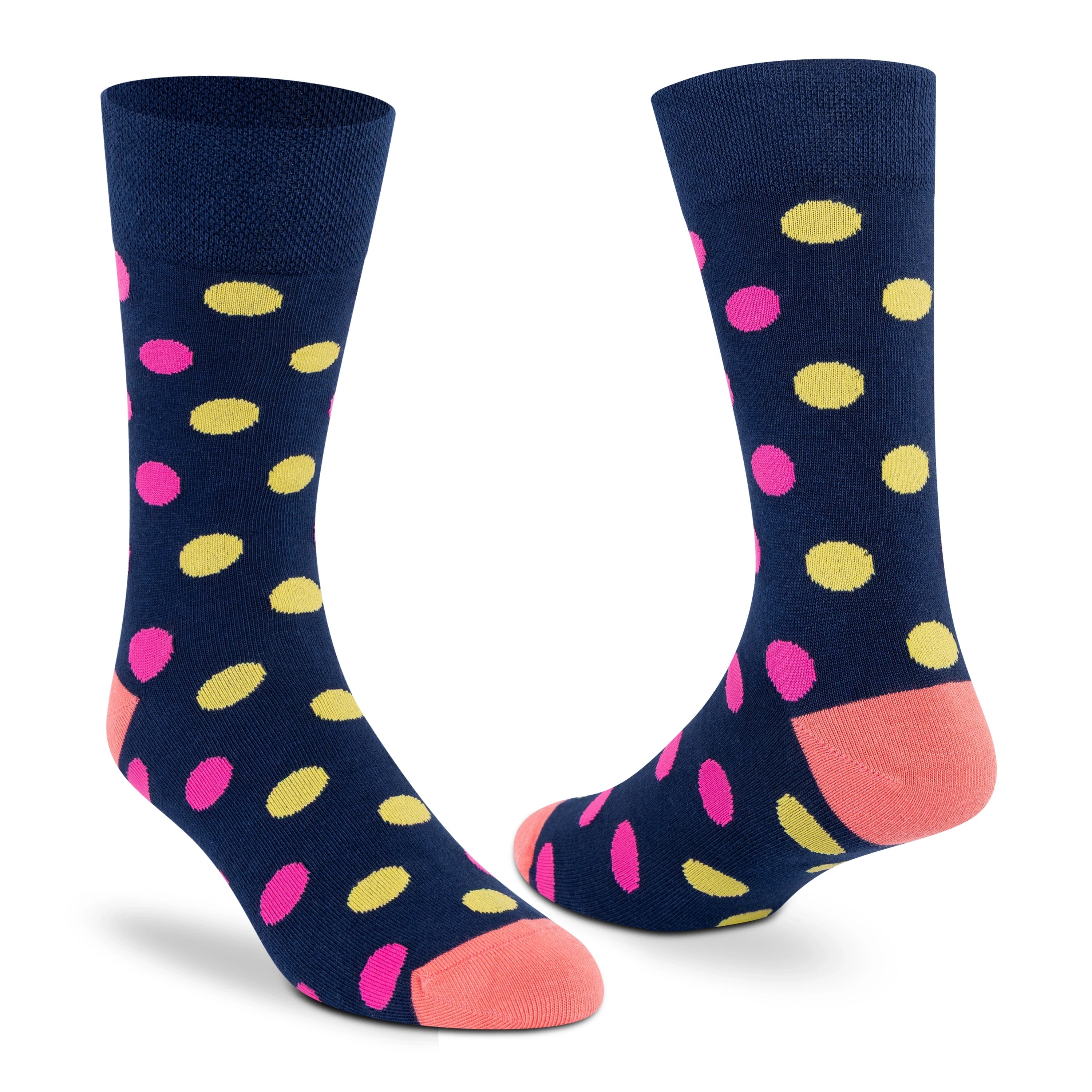 Supersox Funky Polka Crew Socks - Unisex (Pack of 2)
