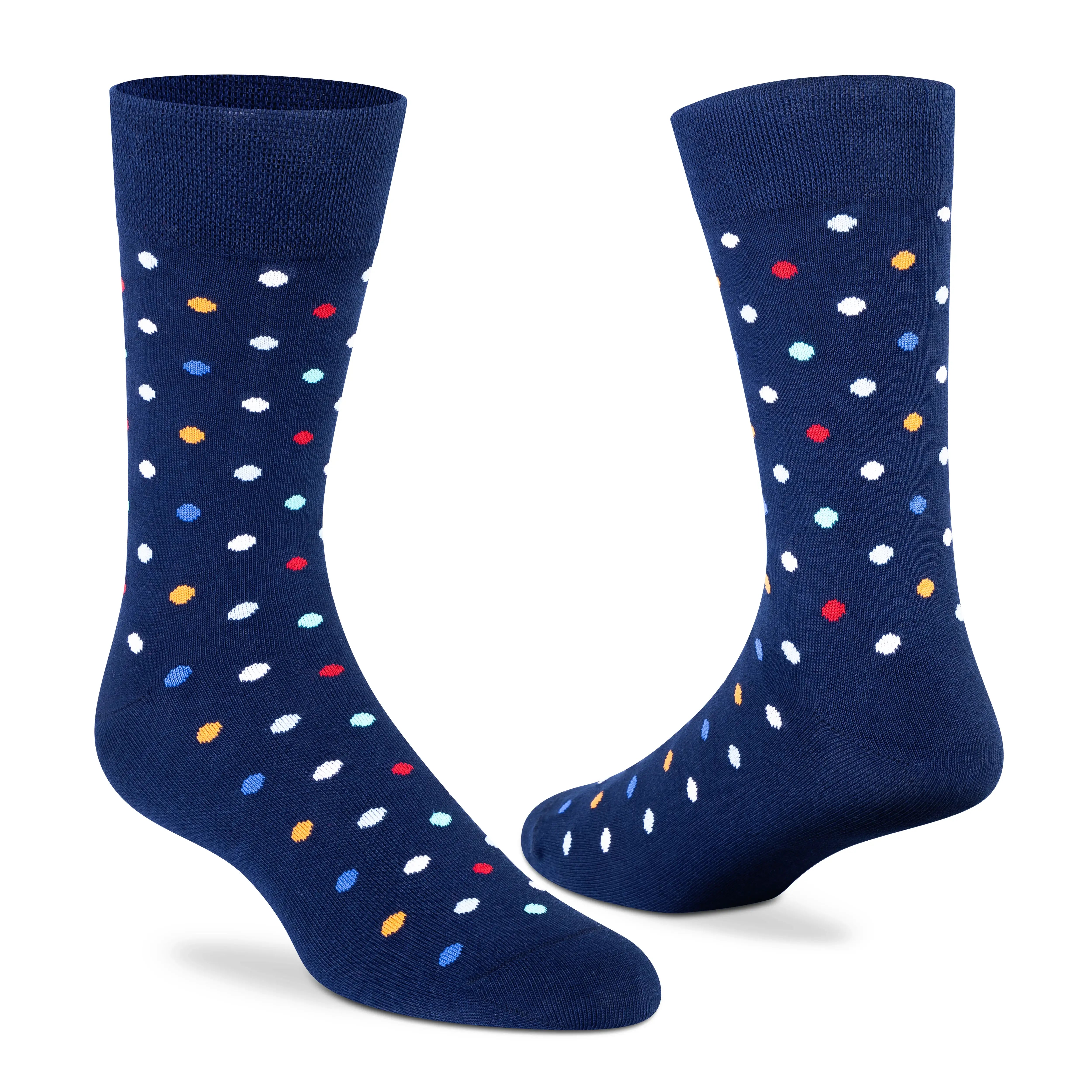 Supersox Funky Polka Crew Socks - Unisex (Pack of 2)