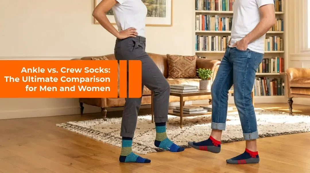 Ankle vs. Crew Socks: The Ultimate Comparison for Men and Women Supersox