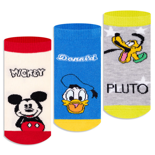 Mickey & Friends Ankle Socks for Boys (Pack of 3)