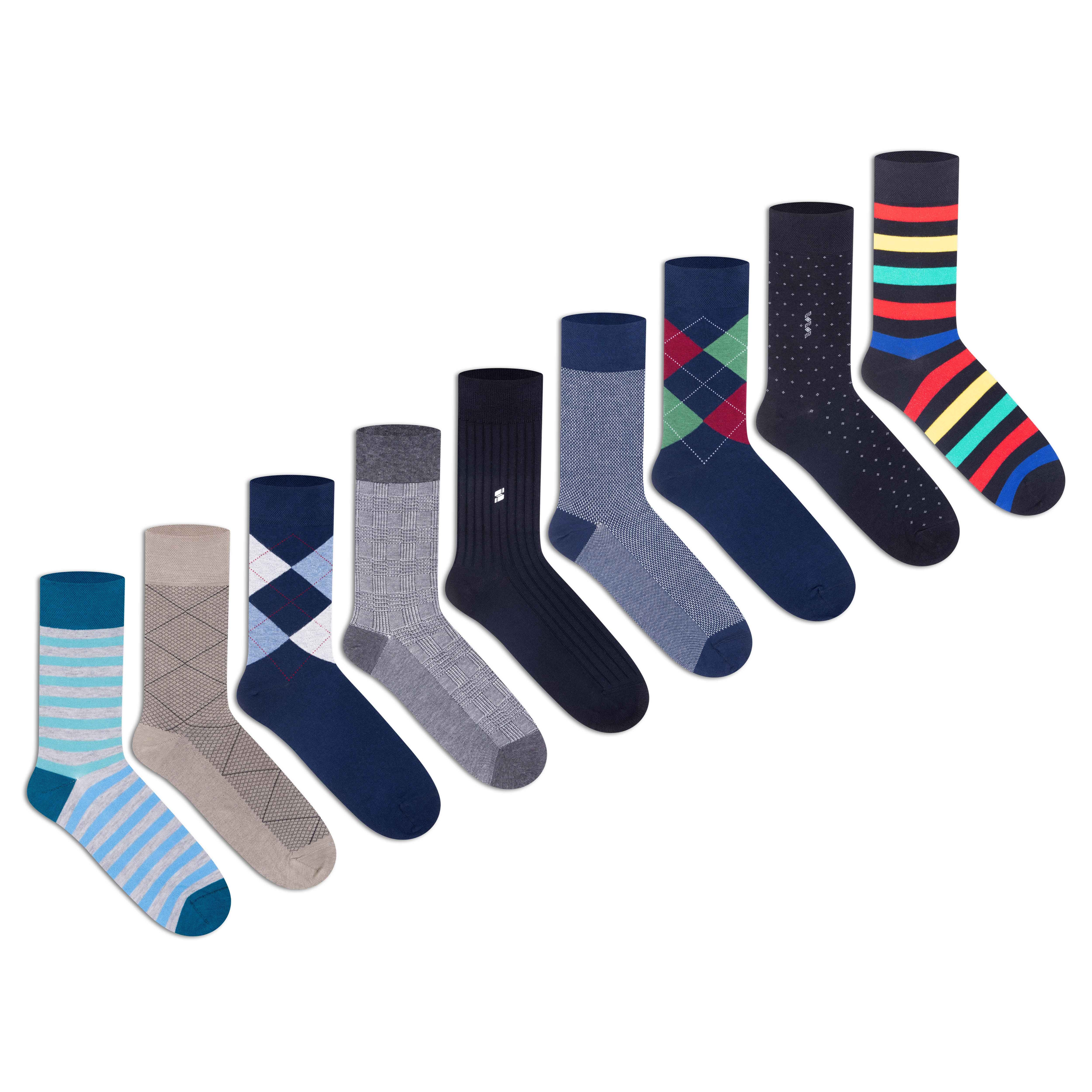 Supersox Essentials Gift Box for Men (Pack of 9)