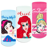 Princesses Ankle Socks for Girls (Pack of 3)