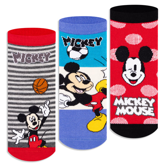 Mickey & Friends Ankle Socks for Boys (Pack of 3)