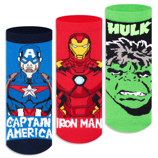 Avengers Ankle Socks for Boys (Pack of 3) 2000