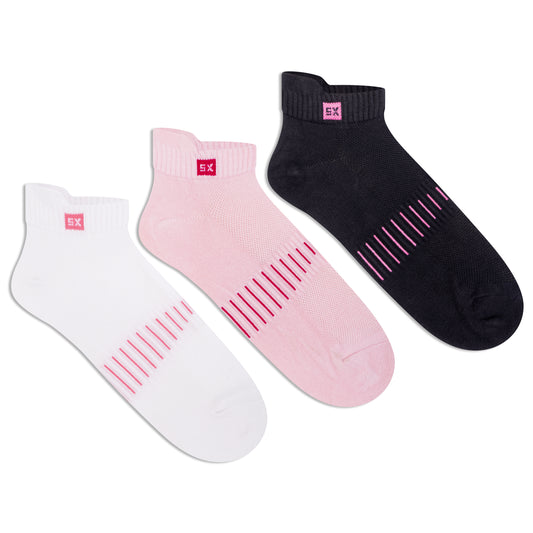 Bamboo Ankle Socks for Women (Pack of 3)