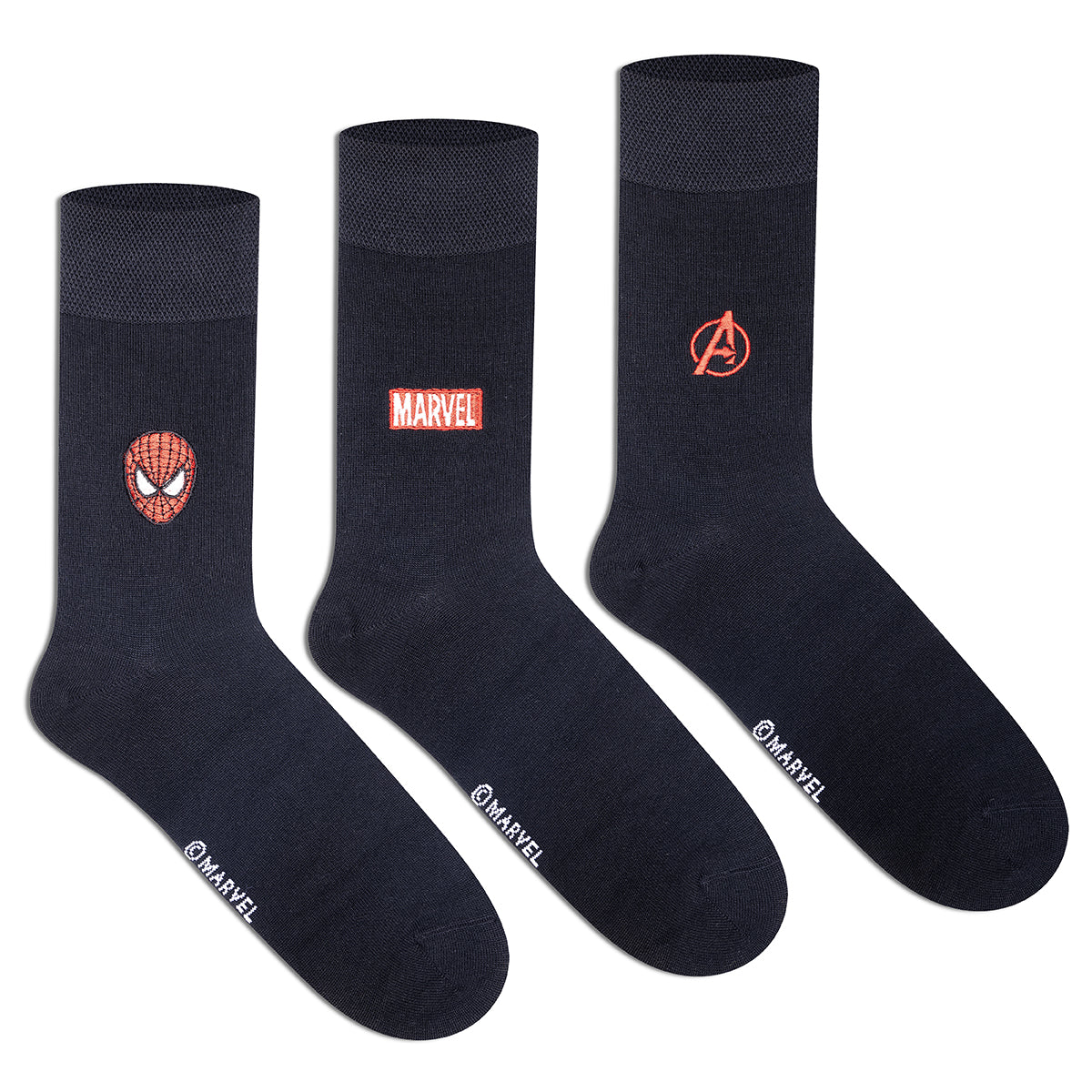 Marvel Embroidery Socks - men (Pack of 3)