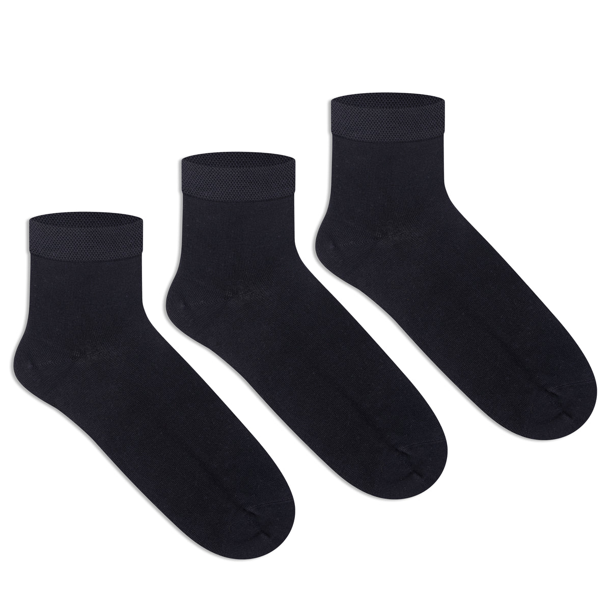 Zero Collection Ankle Socks for Men (Pack of 3)