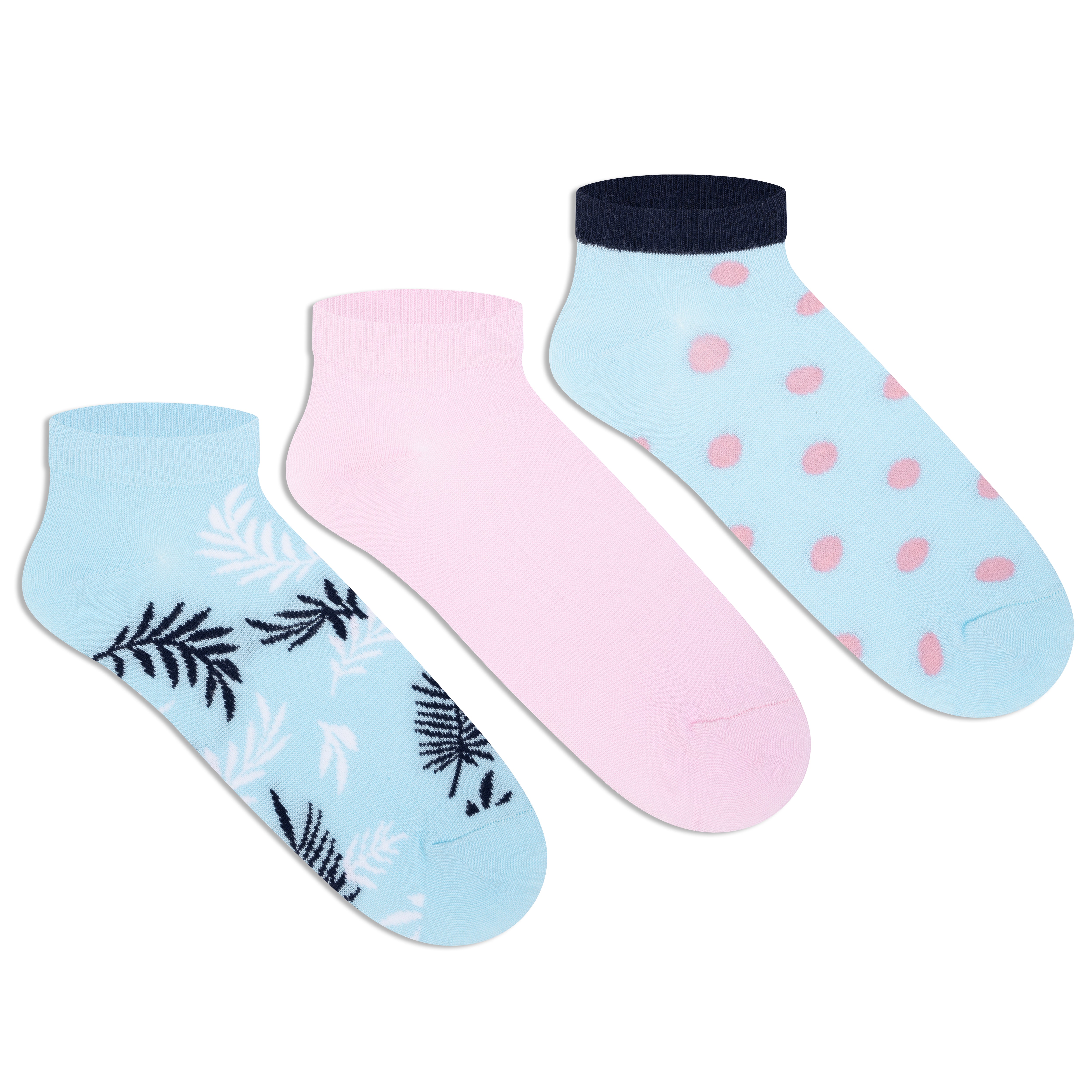 Casual Low-Cut Socks for Women (Pack of 3)