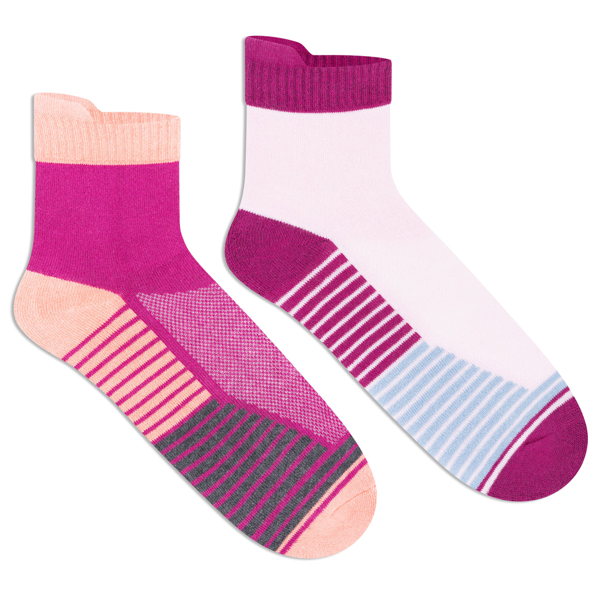 Sports Ankle Socks for Women (Pack of 2)