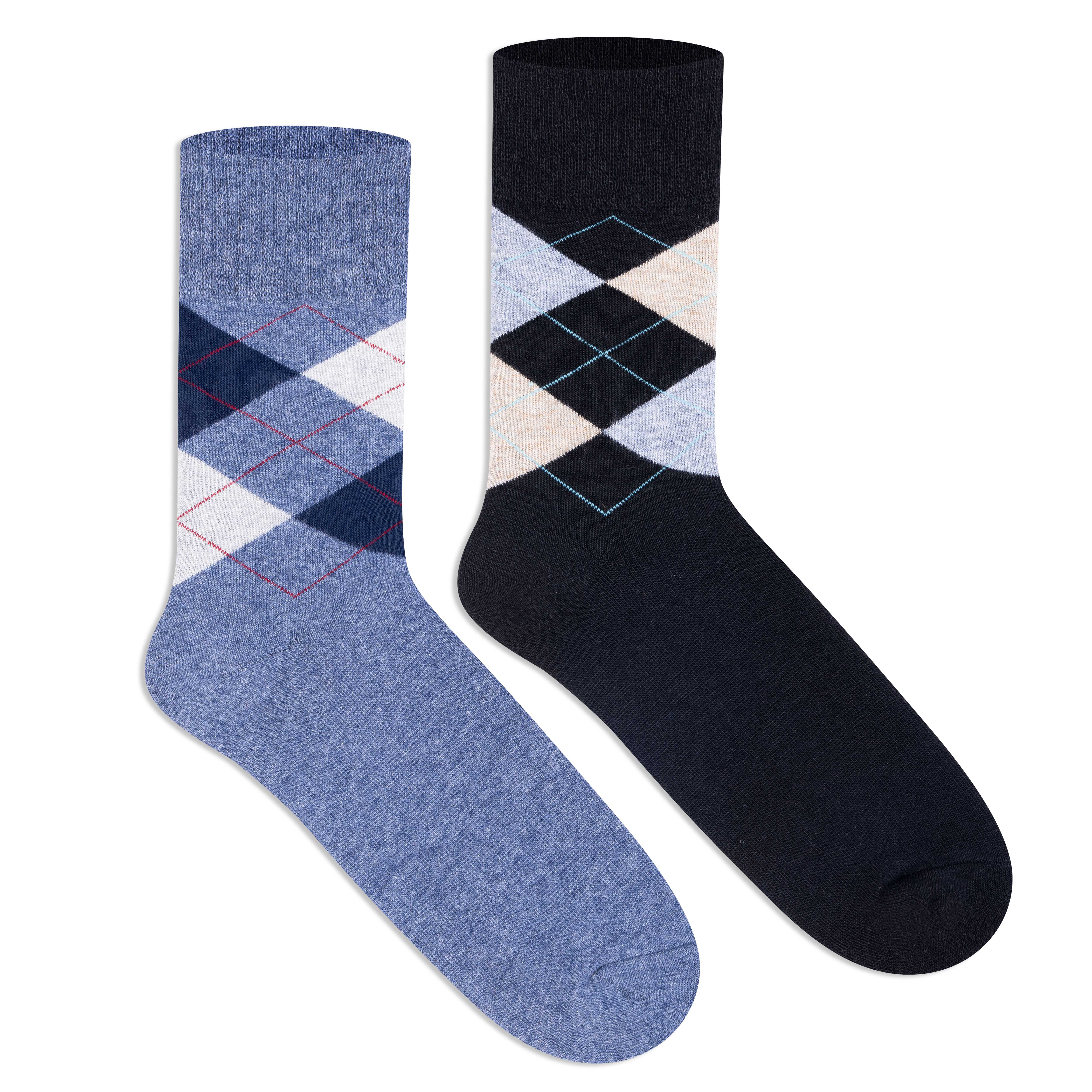 Supersox Winter Socks Simla Design Collection - Men (Pack of 2)