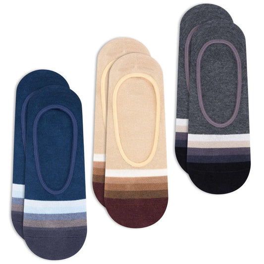 Casual No-Show Socks for Men (Pack of 3)