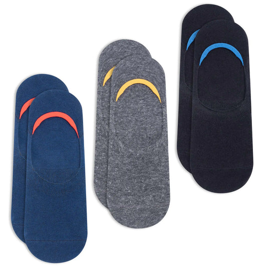 Casual No-Show Socks for Men (Pack of 3)