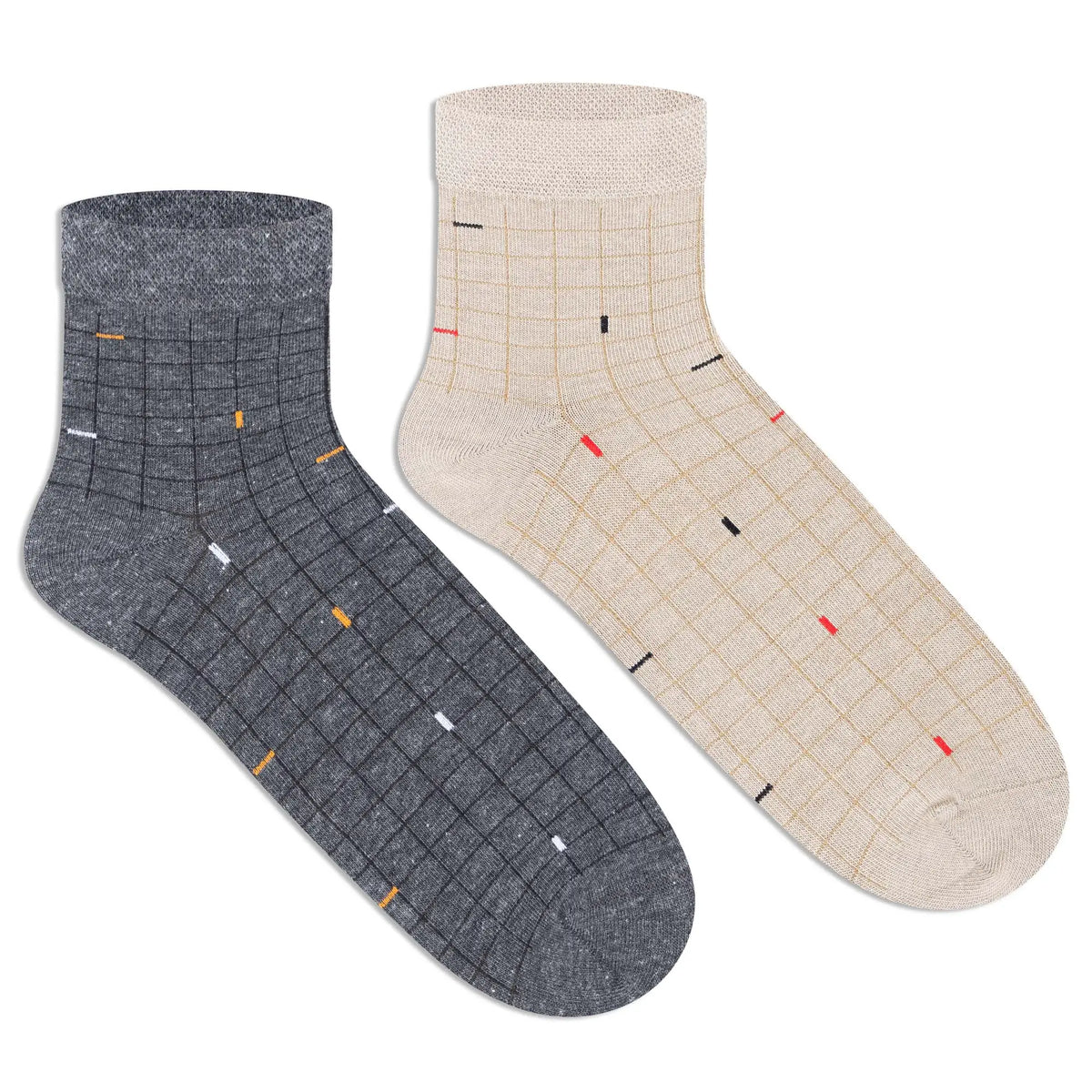 Casual Ankle Socks for Men (Pack of 2)