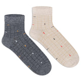 Casual Ankle Socks for Men (Pack of 2)