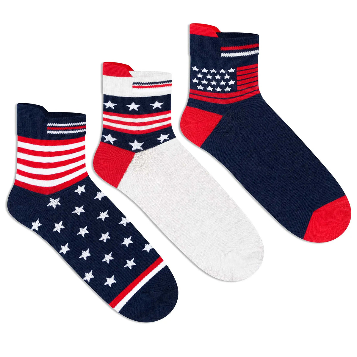 Casual Ankle Socks for Men (Pack of 3)