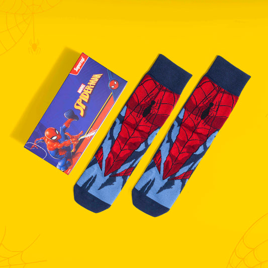 Spiderman Crew Socks for Men (Pack of 1)