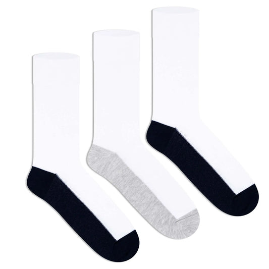 Casual Crew Socks for Men (Pack of 3)