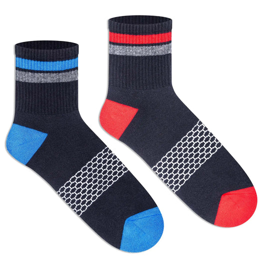 Sports Ankle Socks for Men (Pack of 2)