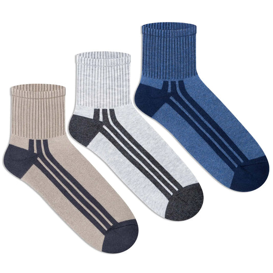 Sports Ankle Socks for Men (Pack of 3) 2000