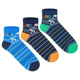 Casual Ankle Socks for Boys (Pack of 3)