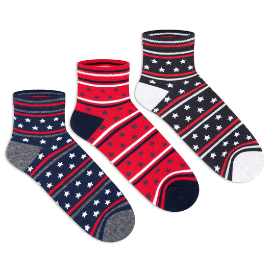 Casual Ankle Socks for Boys (Pack of 3)