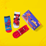 Spiderman Ankle Socks for Boys (Pack of 3)