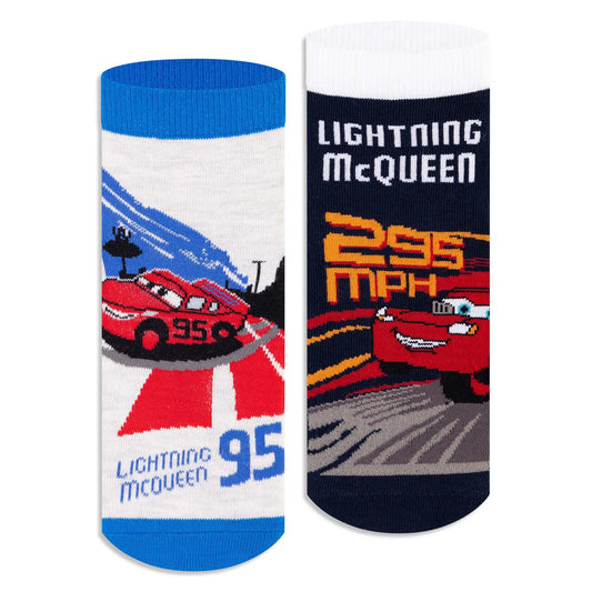 Cars Ankle Socks for Boys (Pack of 2)