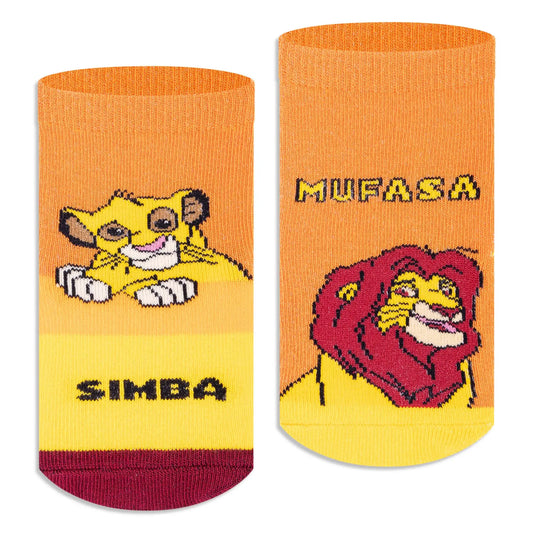 Lion King Ankle Socks for Girls (Pack of 2)