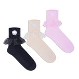 Frill Ankle Socks for Girls (Pack of 3)