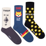 Funky Crew Socks (Unisex) - Pack of 3