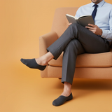 Grey Blue Black No-Show Socks - Men (Pack of 3) Supersox