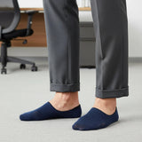 Grey Blue Black No-Show Socks - Men (Pack of 3) Supersox