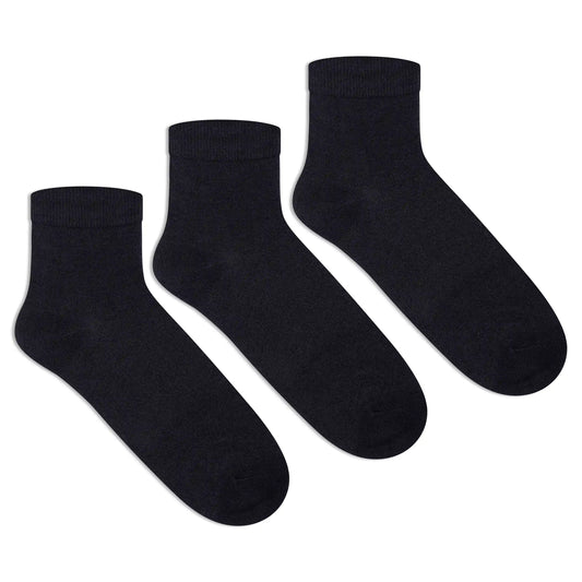 Basic Ankle Socks for Women (Pack of 3) 3000