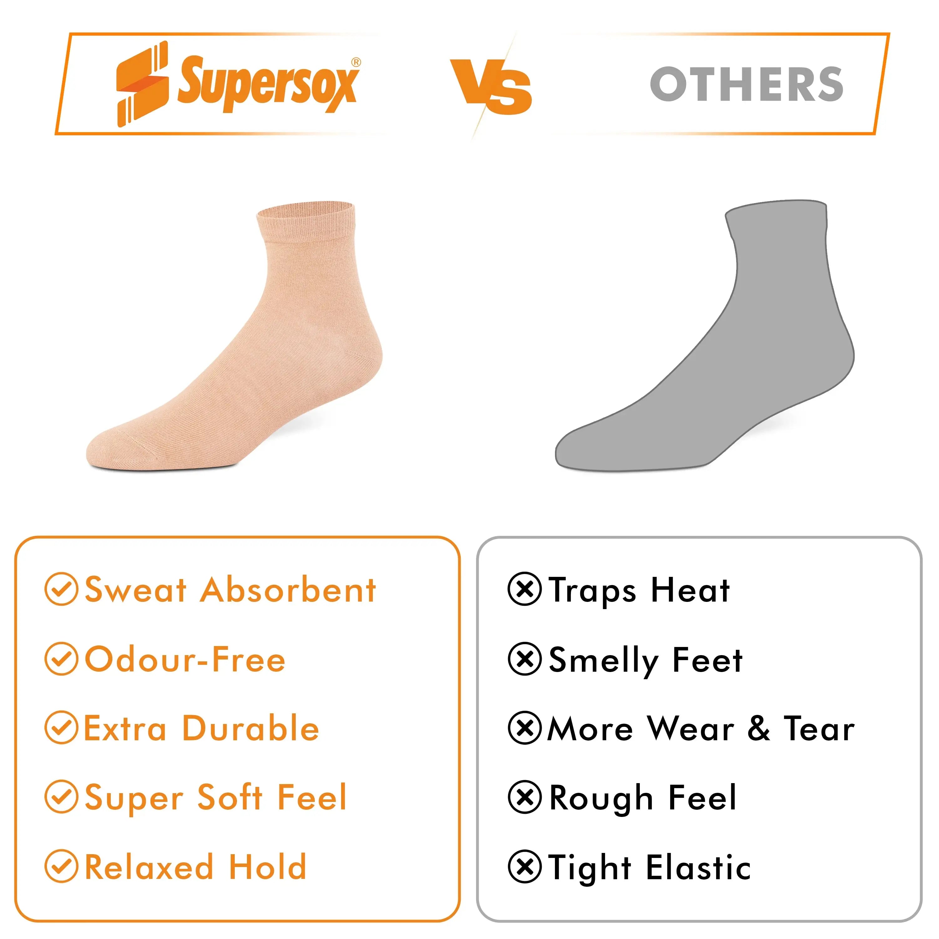 Supersox Basic Ankle Socks - Women (Pack of 3)